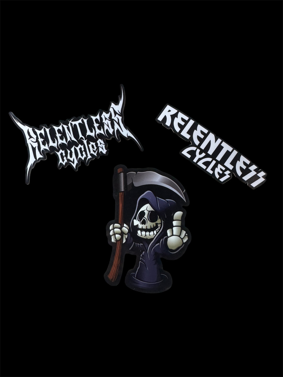 Relentless Cycles sticker pack